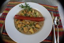 Wirsing in Sahnsosse, Savoy cabbage in cream sauce 